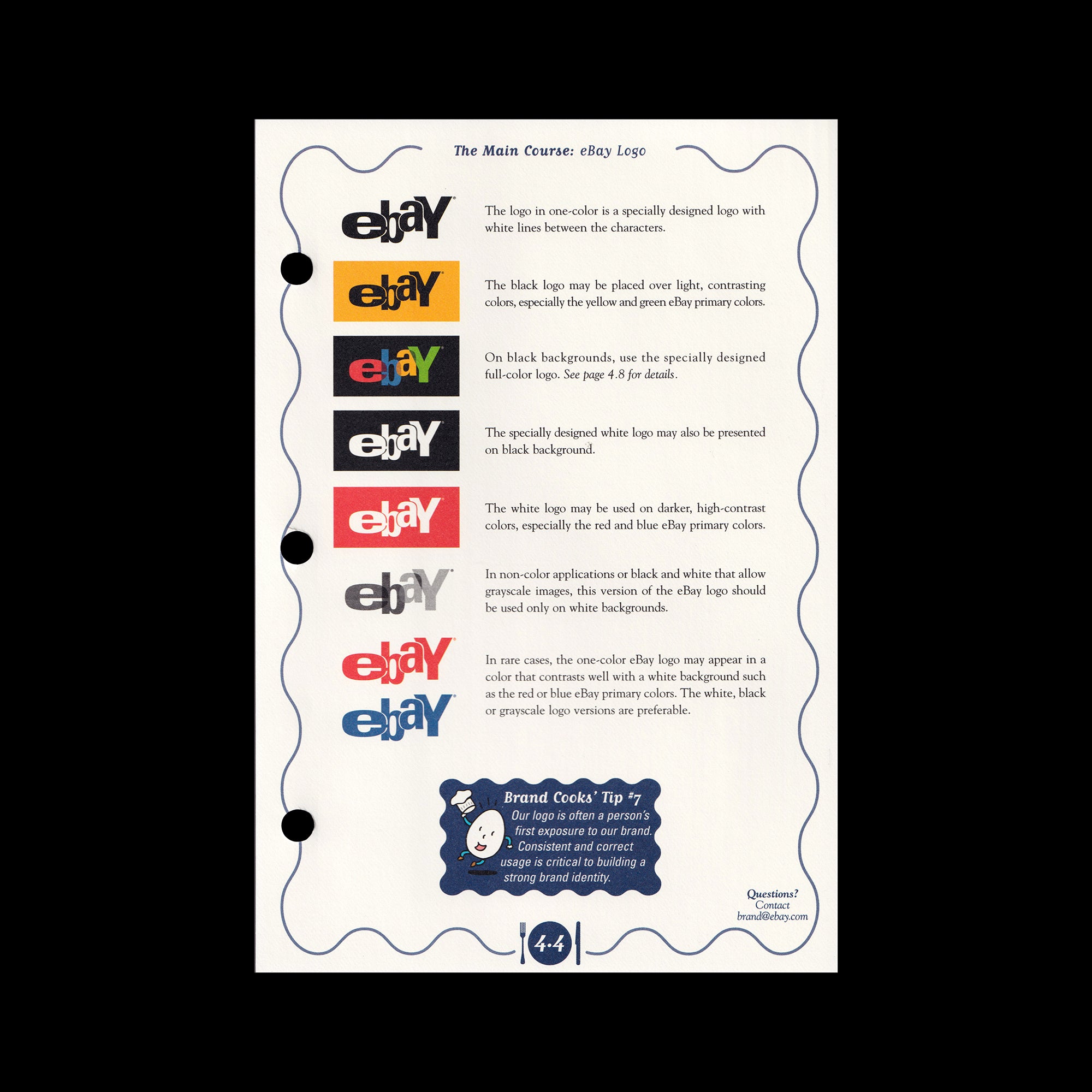eBay Brand Guidelines, 2002