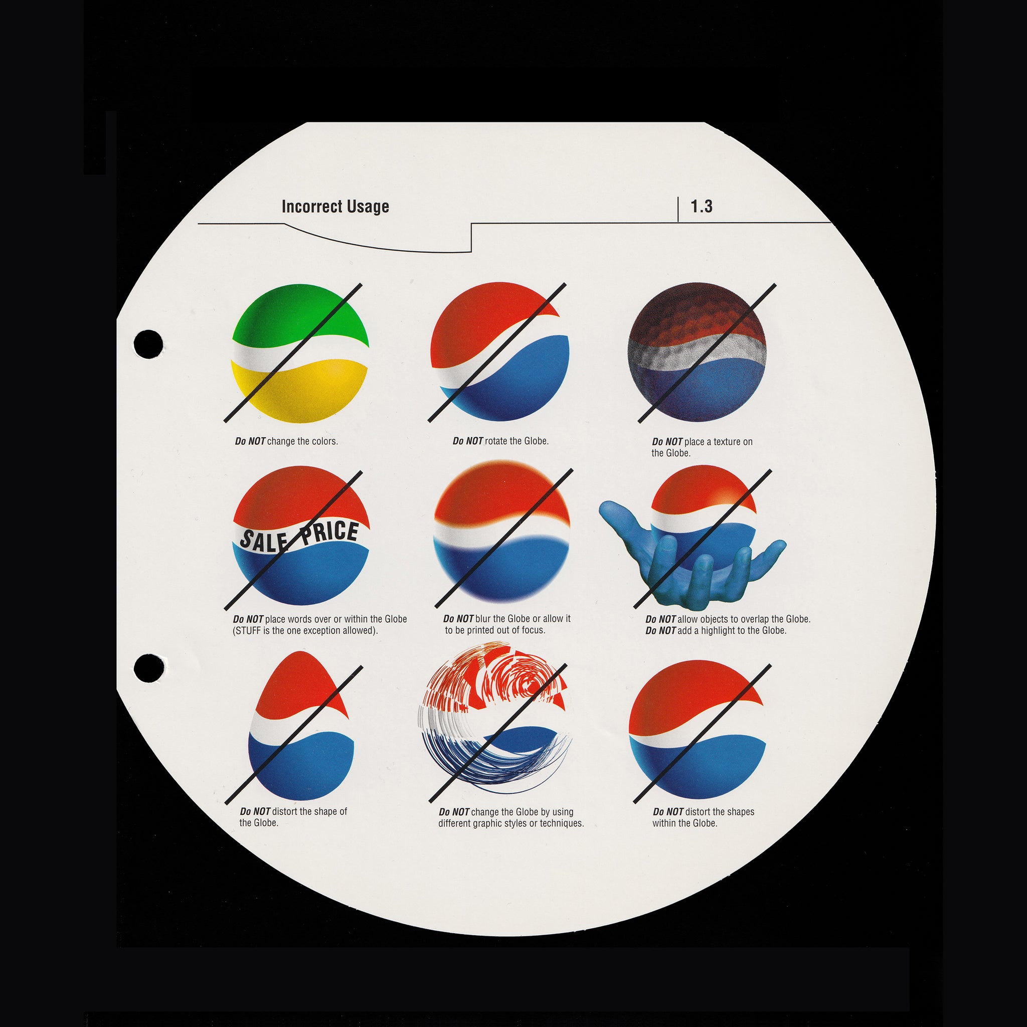 Pepsi Brand Guidelines, 1997