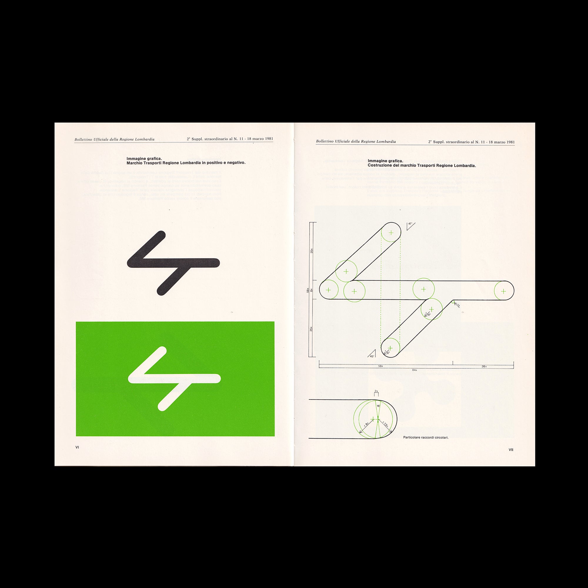 Transporti Regione Lombardia Brand Guidelines, 1981