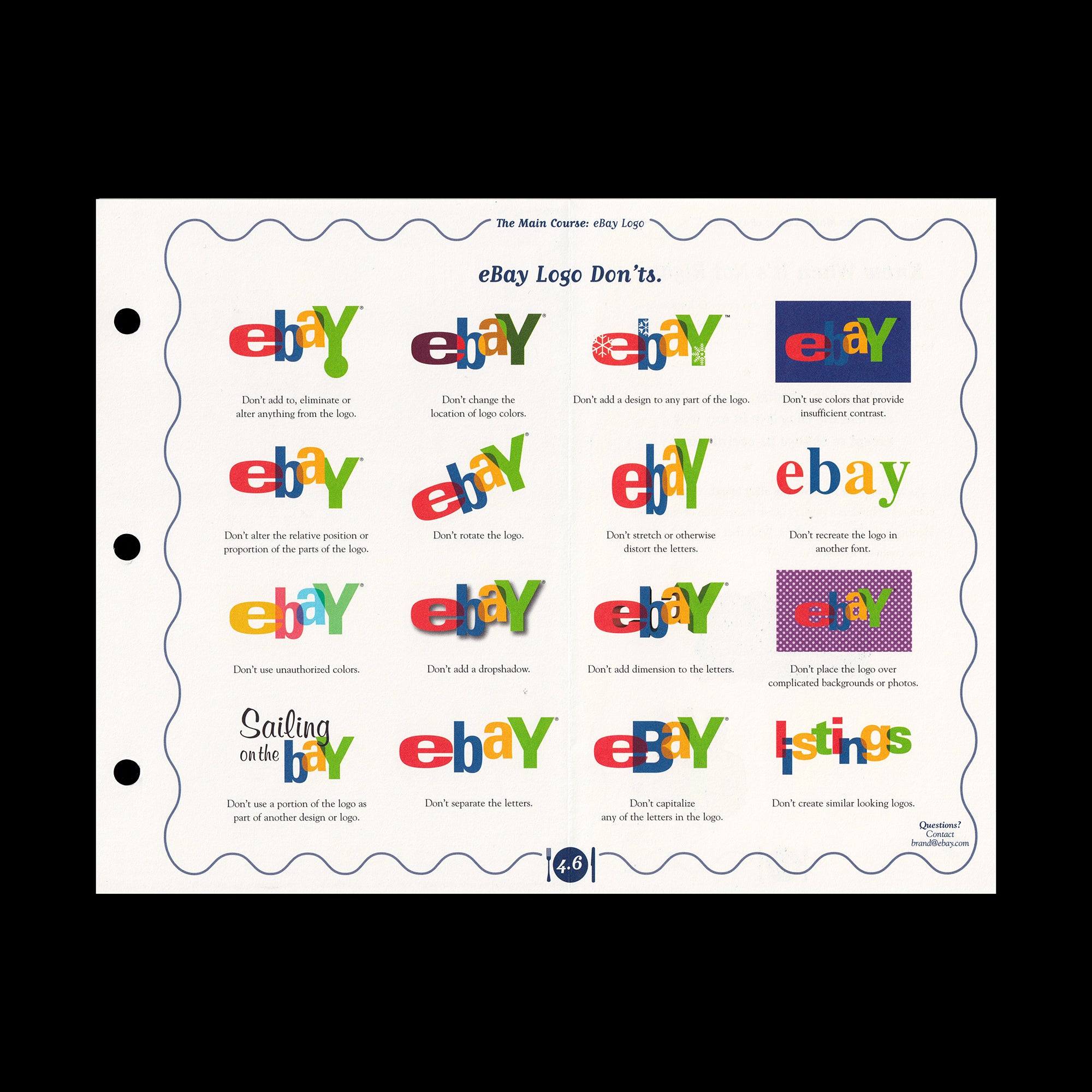 eBay Brand Guidelines, 2002
