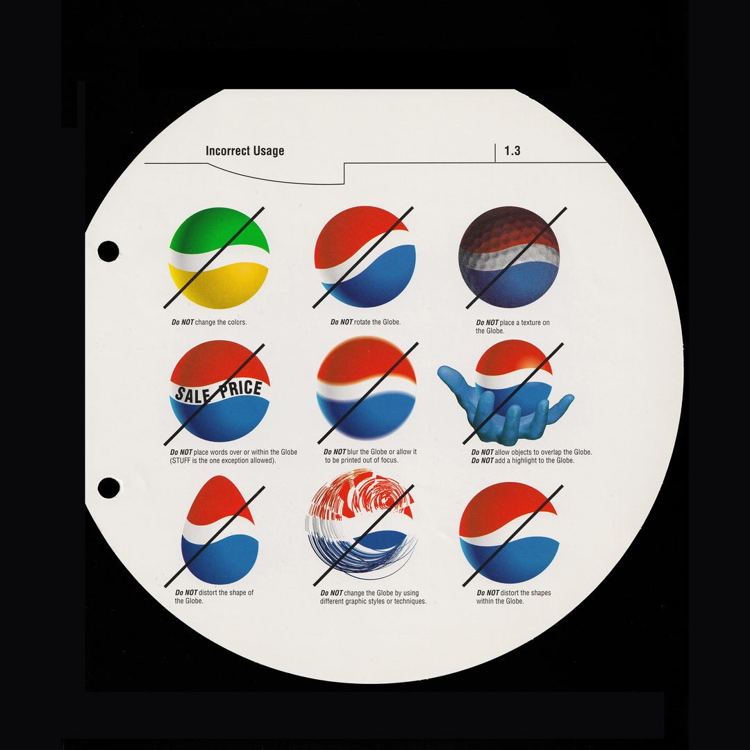 Pepsi Brand Guidelines, 1997 – LogoArchive Shop