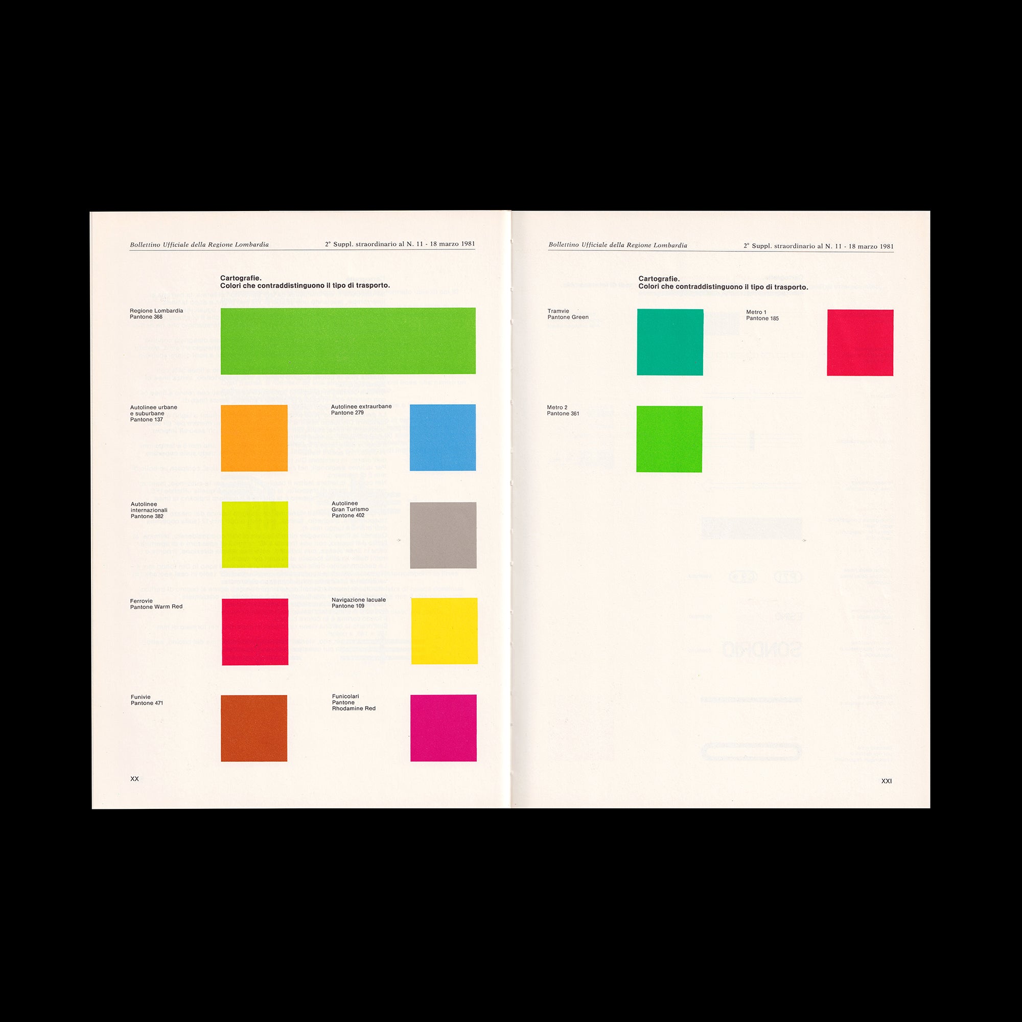 Transporti Regione Lombardia Brand Guidelines, 1981