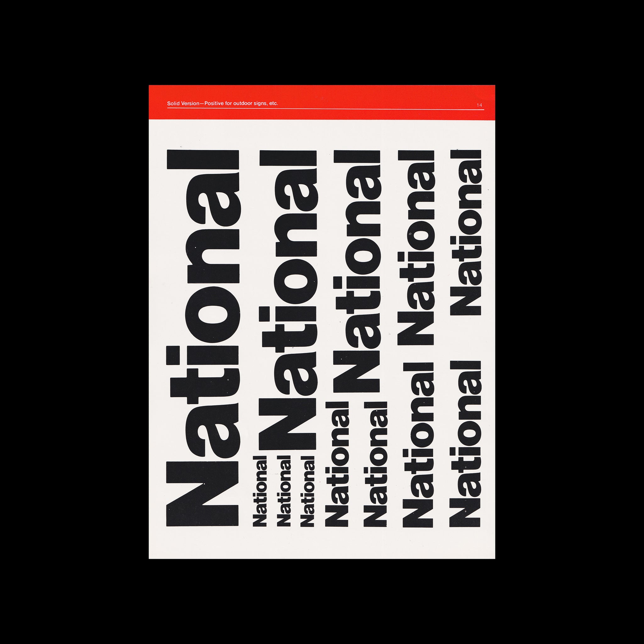 National Brand Identity Guidelines, 1973