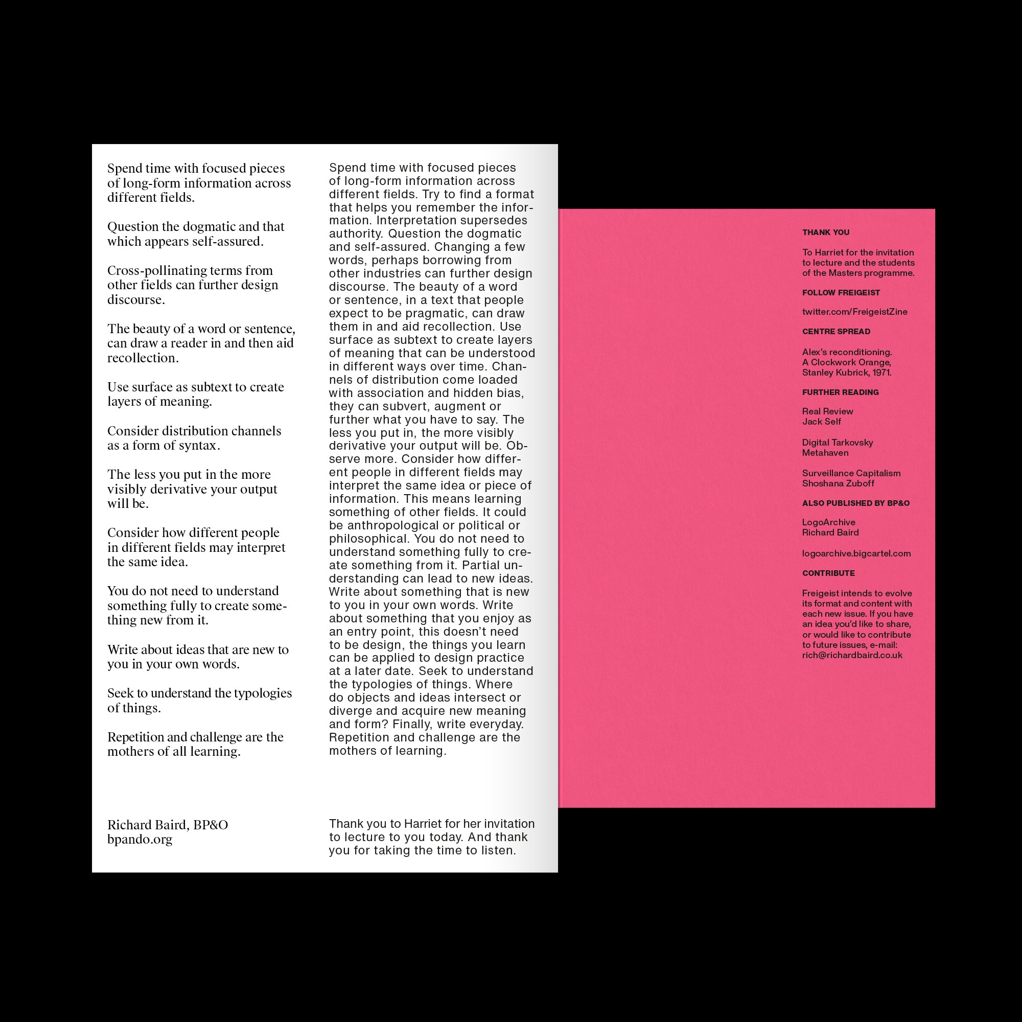 Freigeist Issue 3, 2020