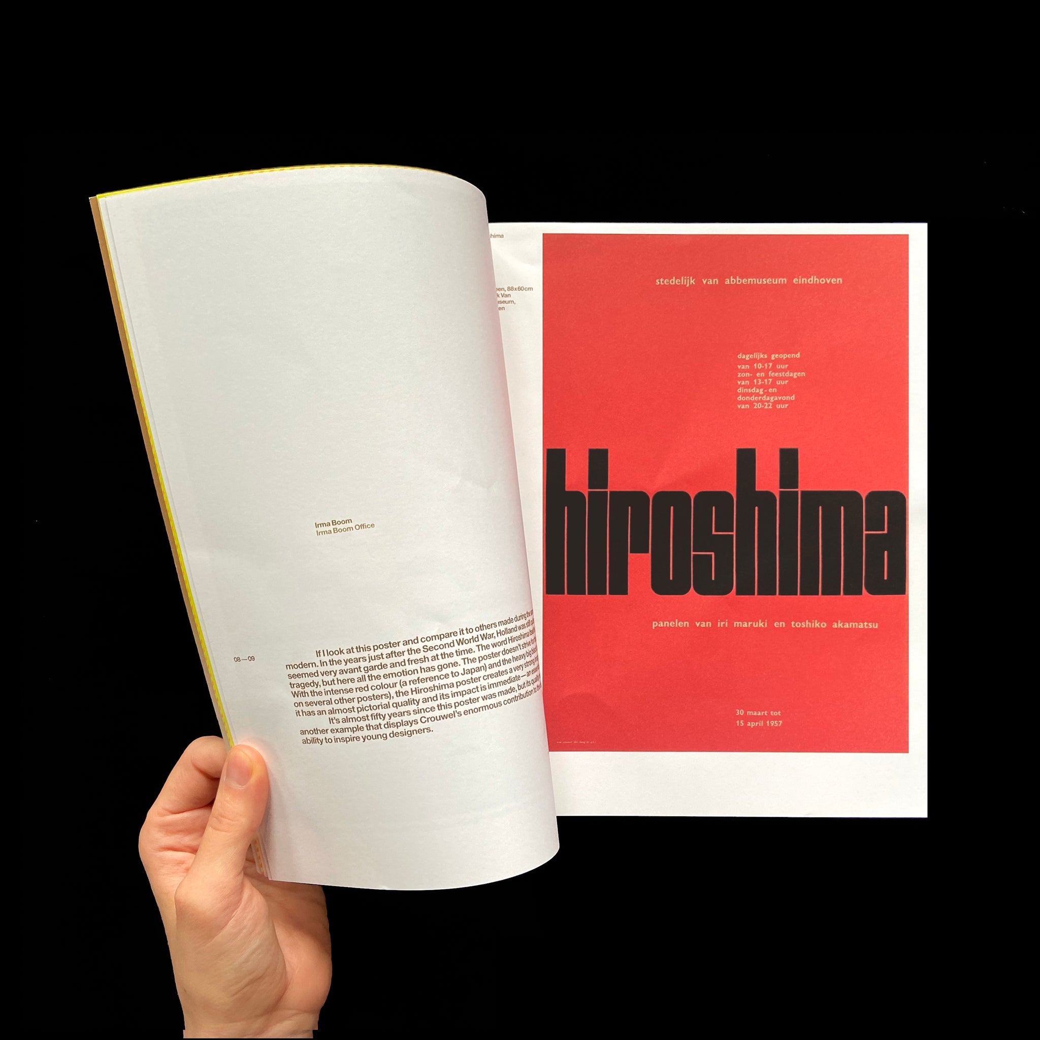 Seen Unseen Wim Crouwel Exhibition Brochure, 2003