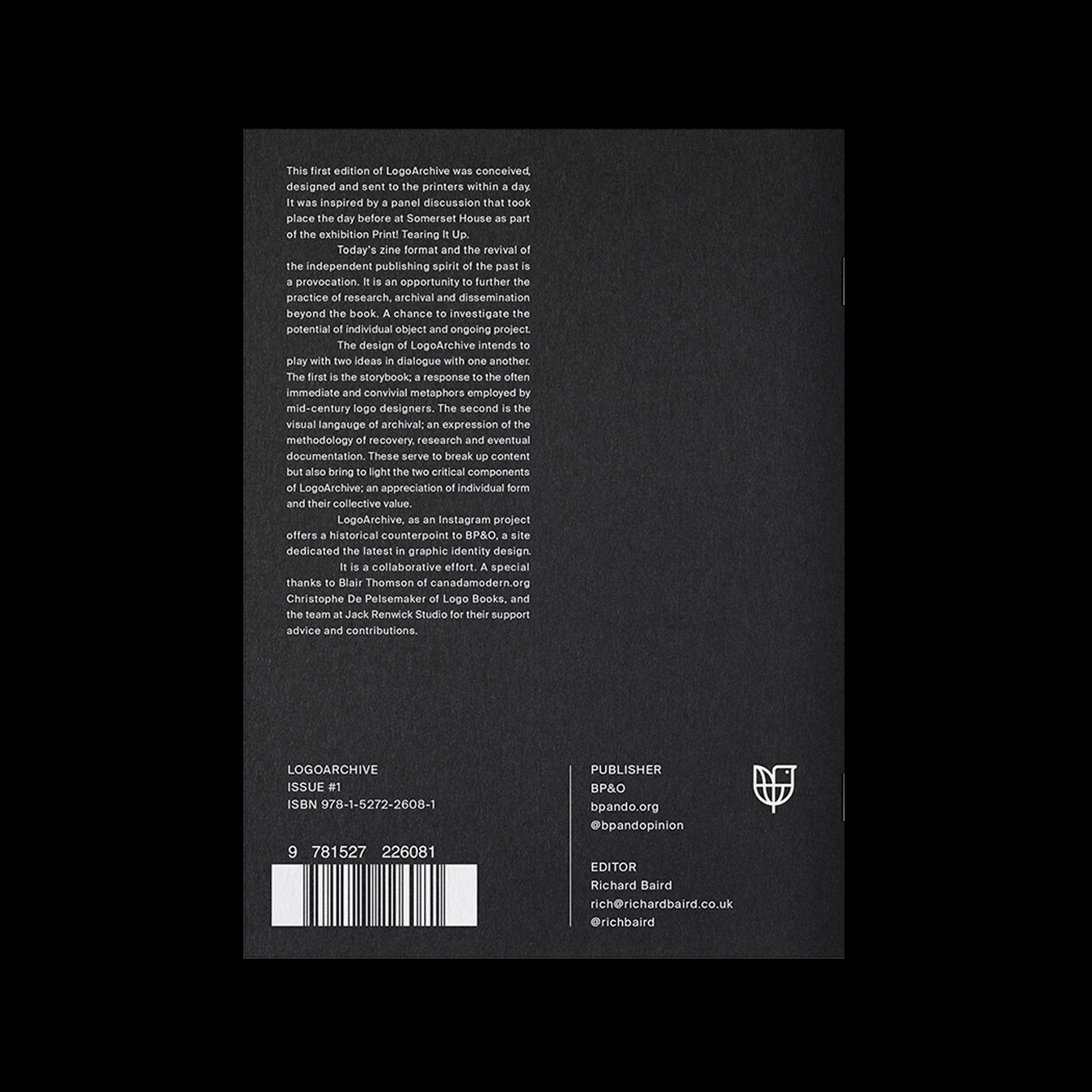 LogoArchive Issue 1