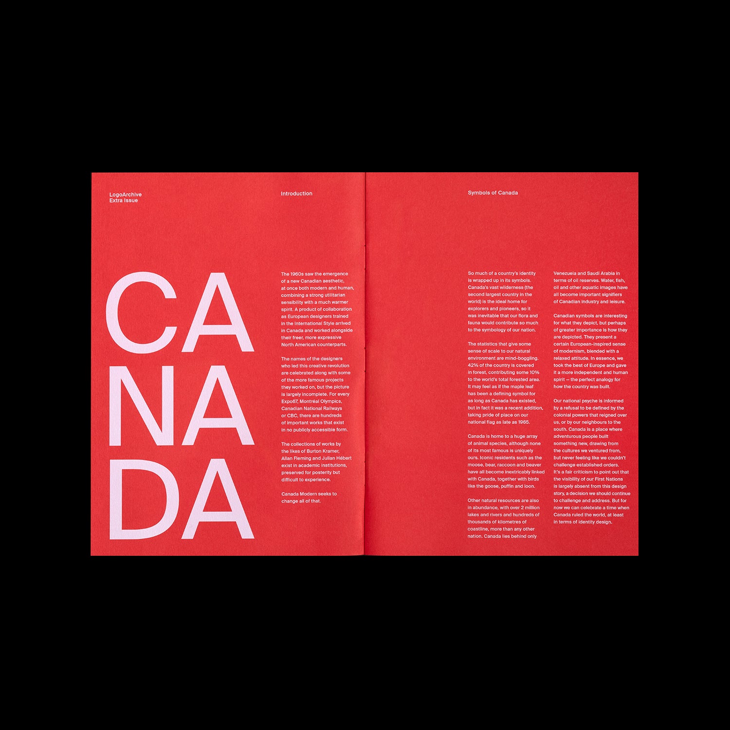 LogoArchive Extra Issue 1: Canada Modern