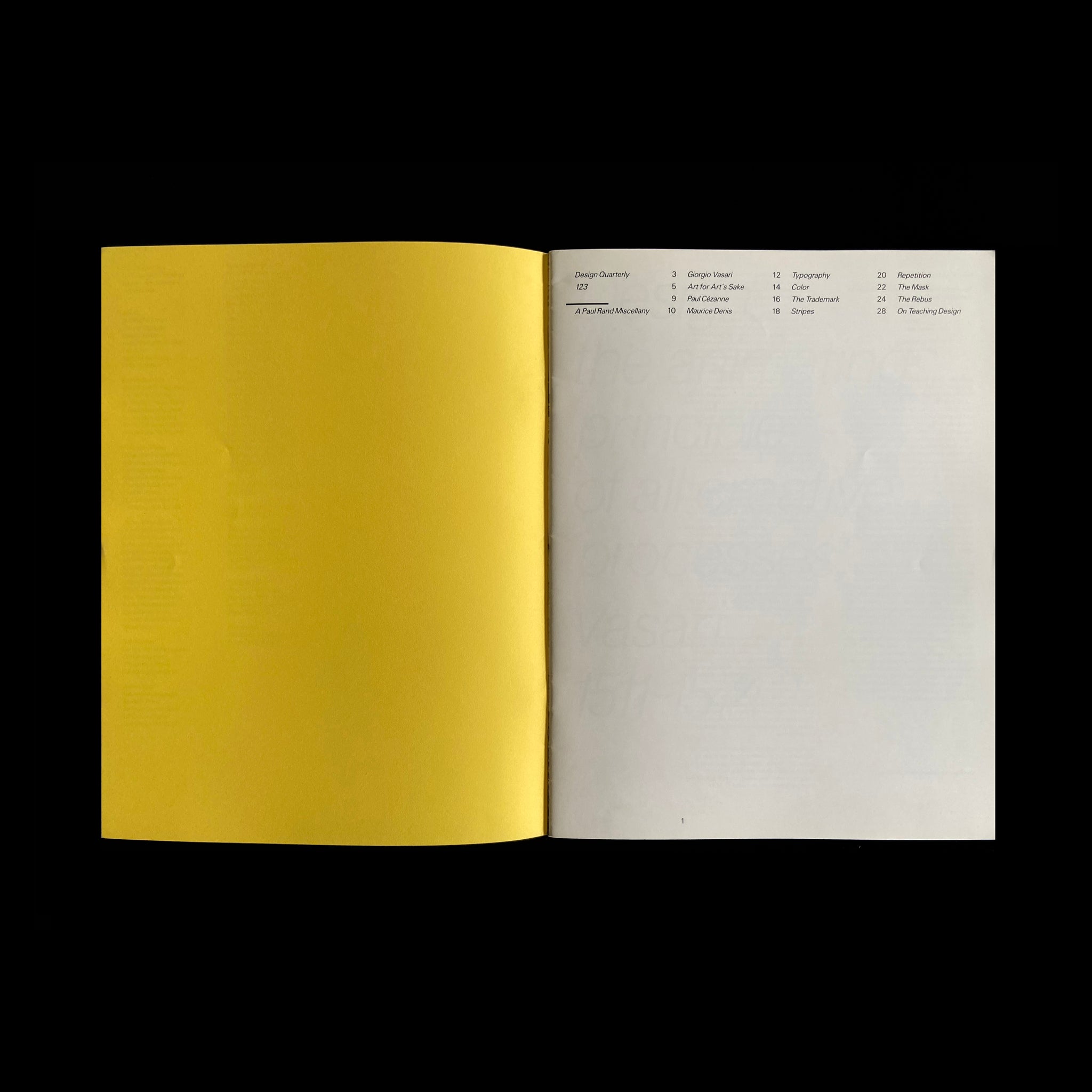 Design Quarterly 123, Paul Rand, 1984