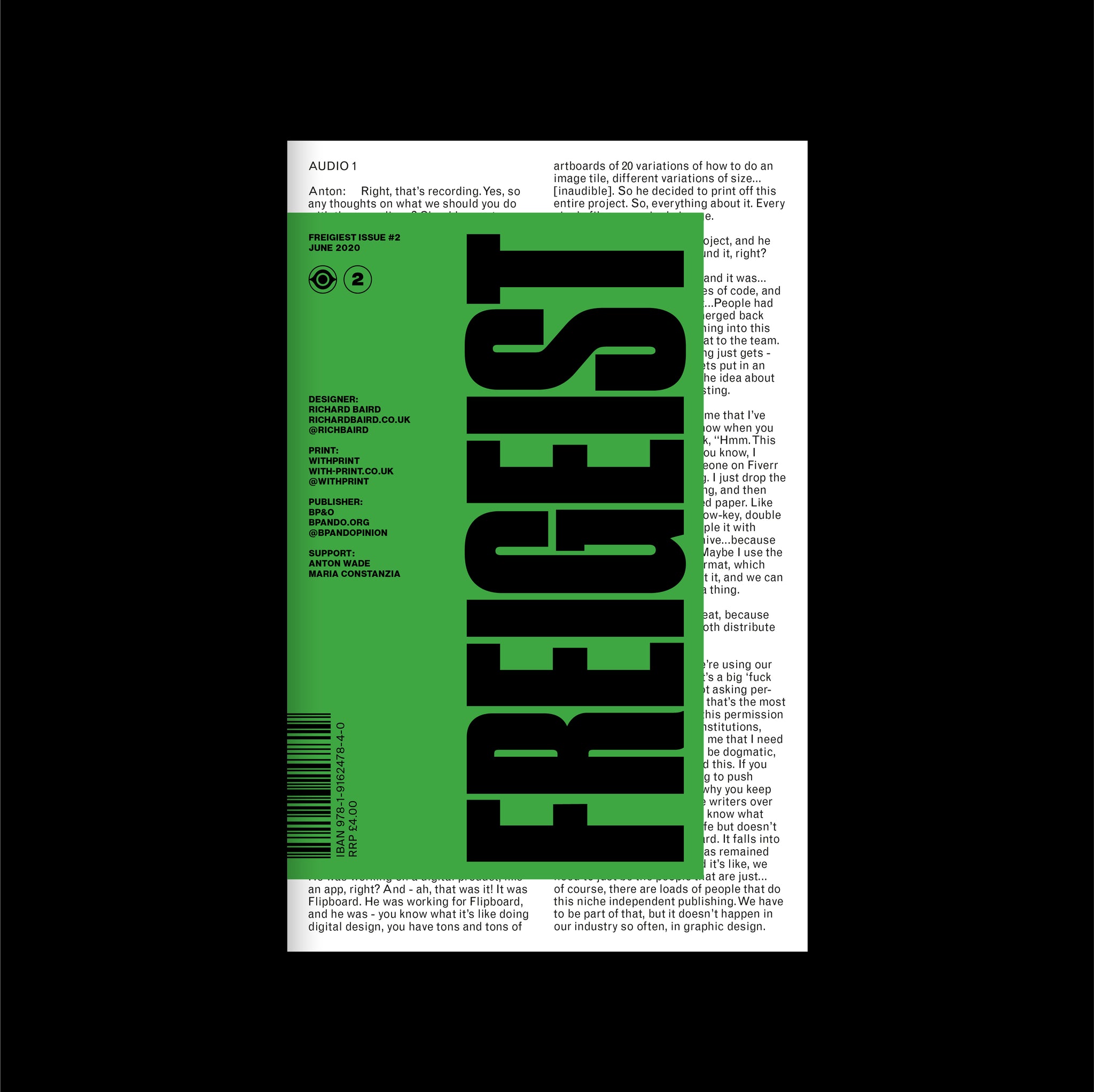Freigeist Issue 2, 2020