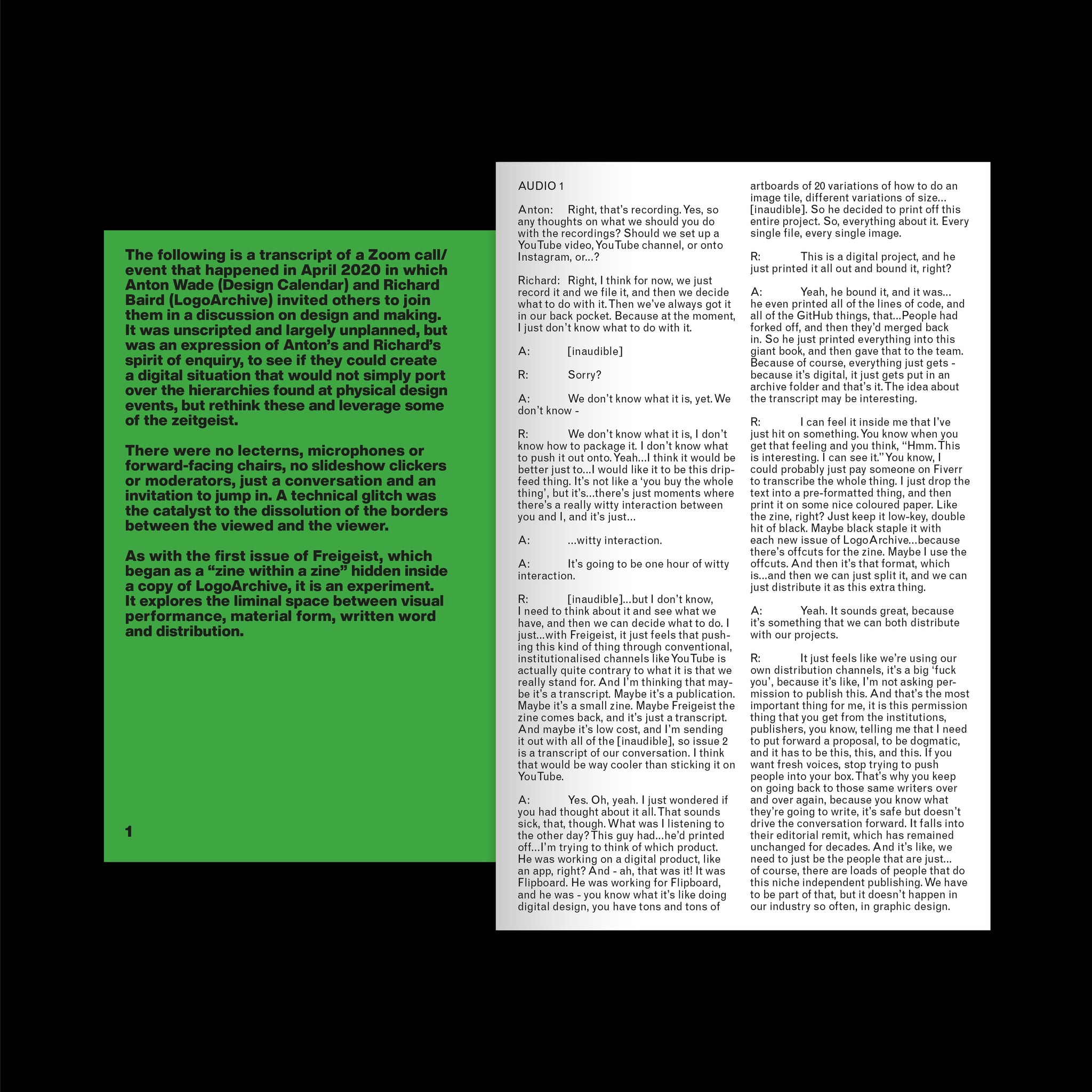 Freigeist Issue 2, 2020