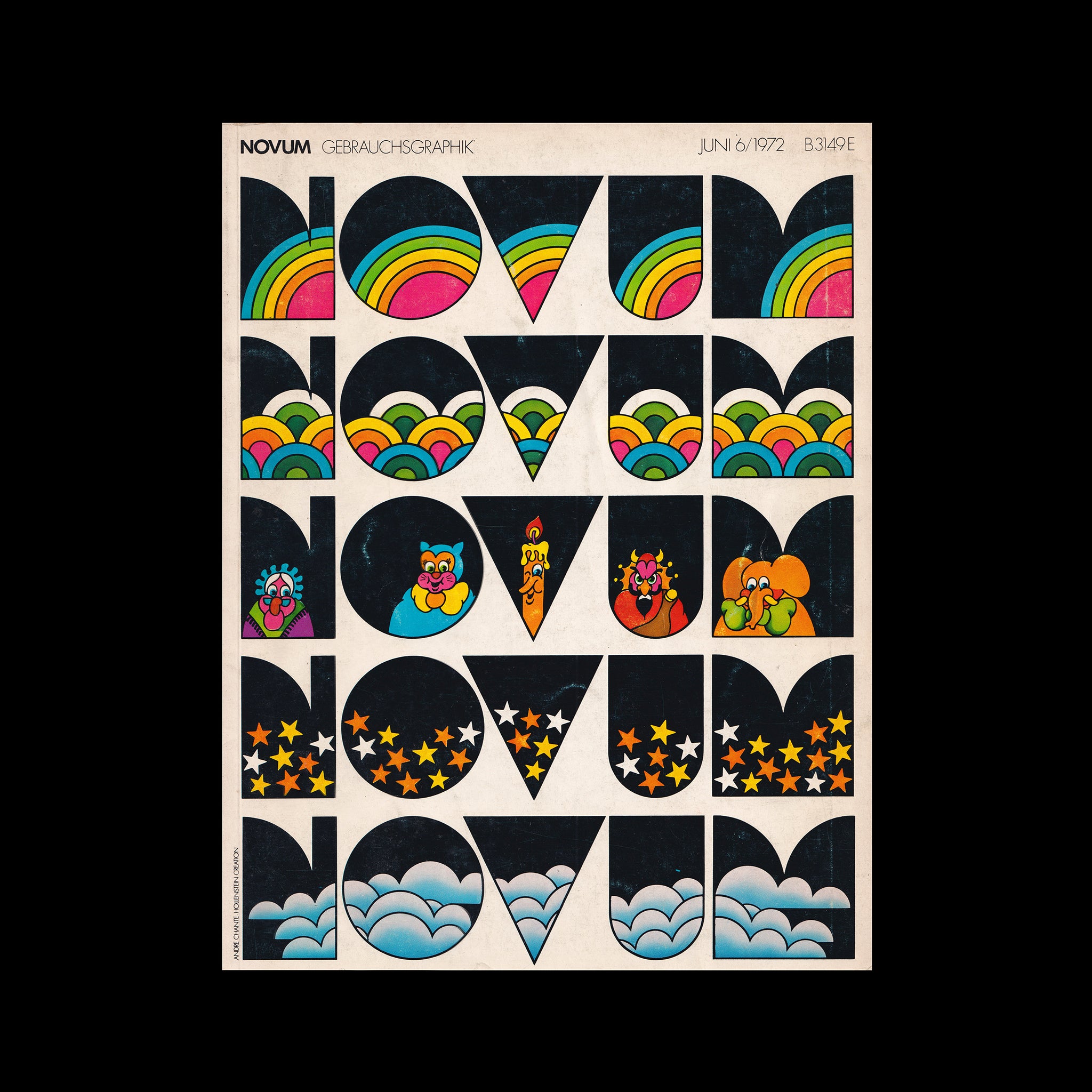 Novum Gebrauchsgraphik, June, 1972