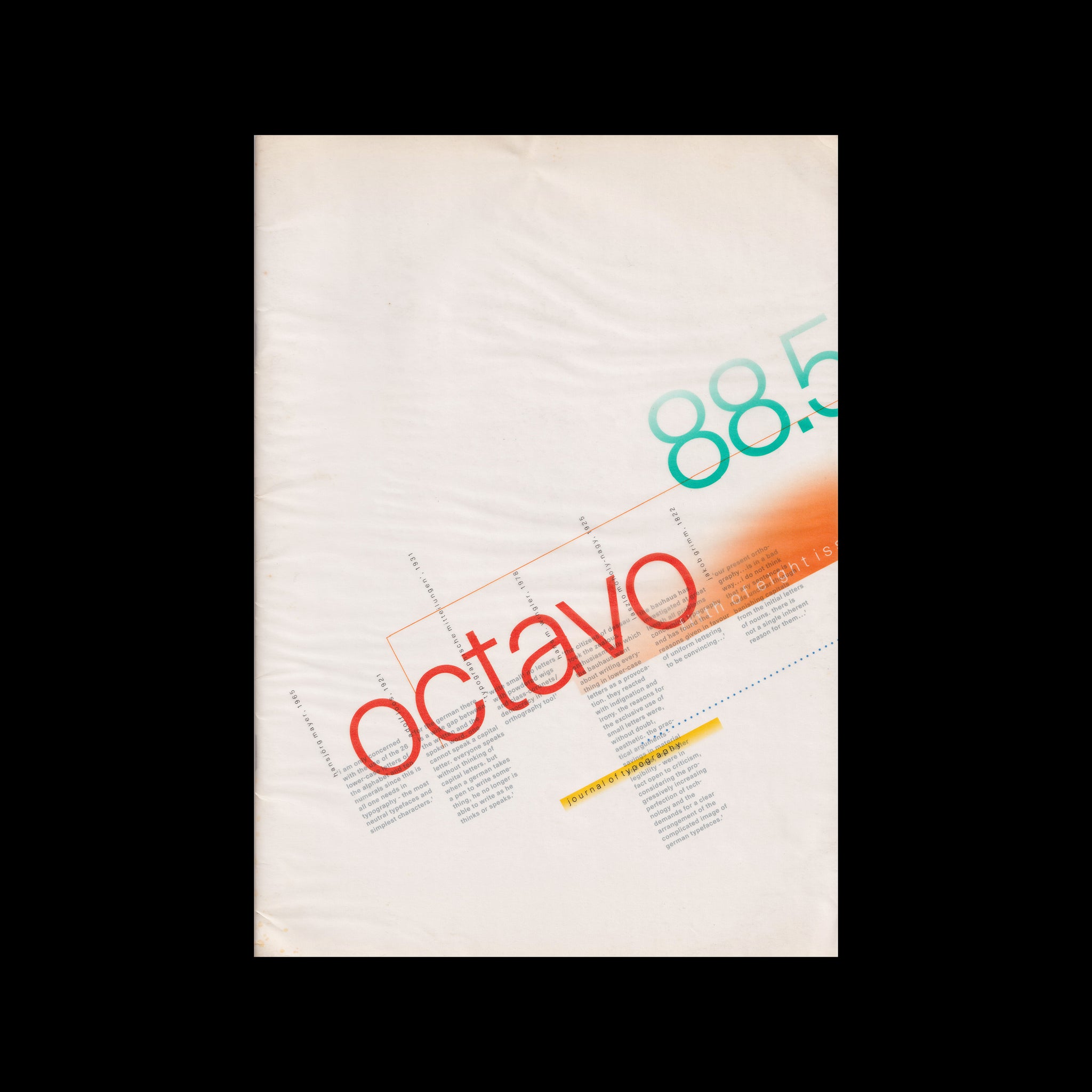 Octavo, Issues 1-7